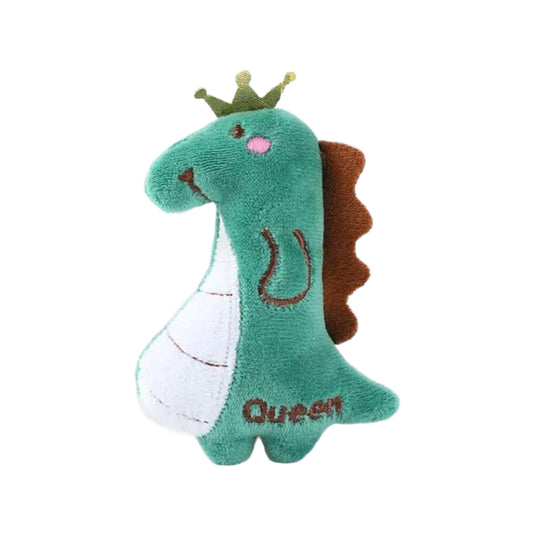 Dinosaur Queen Catnip-Filled Plush, 3.93in x 3.14in